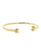 Jennifer Fisher Skinny Bone Arm Cuff - Yellow Gold