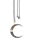 Andrea Fohrman Large Multi-colored Luna Necklace