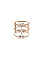 Yannis Sergakis Triple Stacked Diamond Charnieres Ring - Rose Gold
