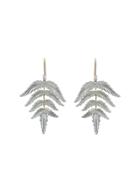 Annette Ferdinandsen Small Sterling Silver Fern Earrings