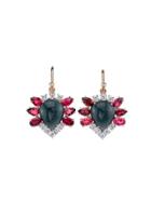Irene Neuwirth Pink And Indicolite Tourmaline Earrings With Diamonds