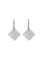 Irene Neuwirth Pave Diamond Shape Earrings - White Gold