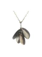 Ten Thousand Things Small Mother Of Pearl Cluster Necklace In Sterling Silver