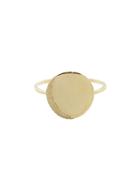 Perle De Lune Stardust Moon Medal Ring - Yellow Gold