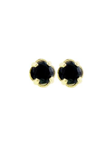 Megan Thorne Black Diamond Clover Studs