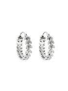 Cathy Waterman Wheat Hoops With Diamonds