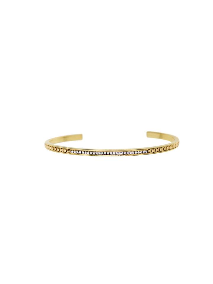 Jemma Wynne Revival Thin Cuff With Diamonds