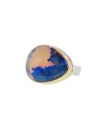 Jamie Joseph Irregular Boulder Opal Ring - One Of A Kind!