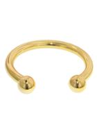 Jennifer Fisher Large Double Ball Cuff - Designer Yellow Gold Bracelet