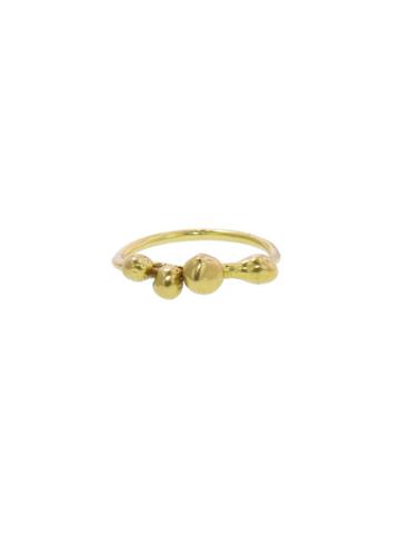 Ten Thousand Things Gold Molten Cluster Ring