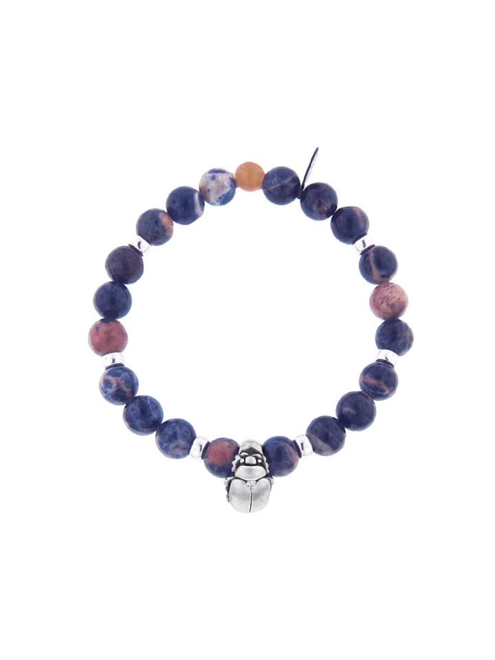 Catherine Michiels Milo Charm On Pink Dream Sodalite - Sterling Silver