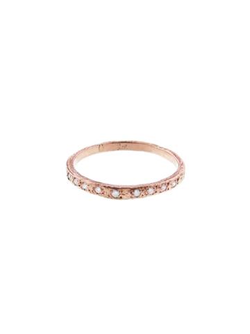 Yayoi Forest Rose Garden Band With Diamonds