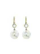 Finn South Sea Pearl And Diamond Earrings