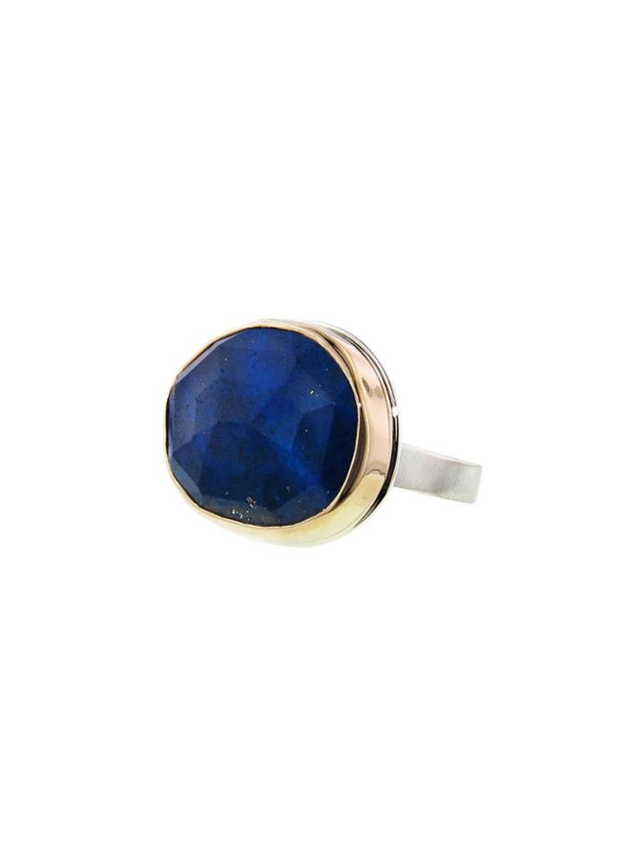 Jamie Joseph Irregular Faceted Lapis Ring