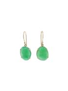 Jamie Joseph Irregular Asymmetrical Chrysoprase Earrings