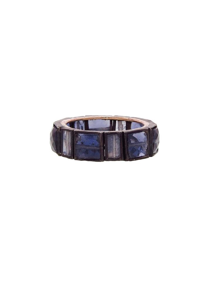 Nak Armstrong Wide Iolite Mosaic Band