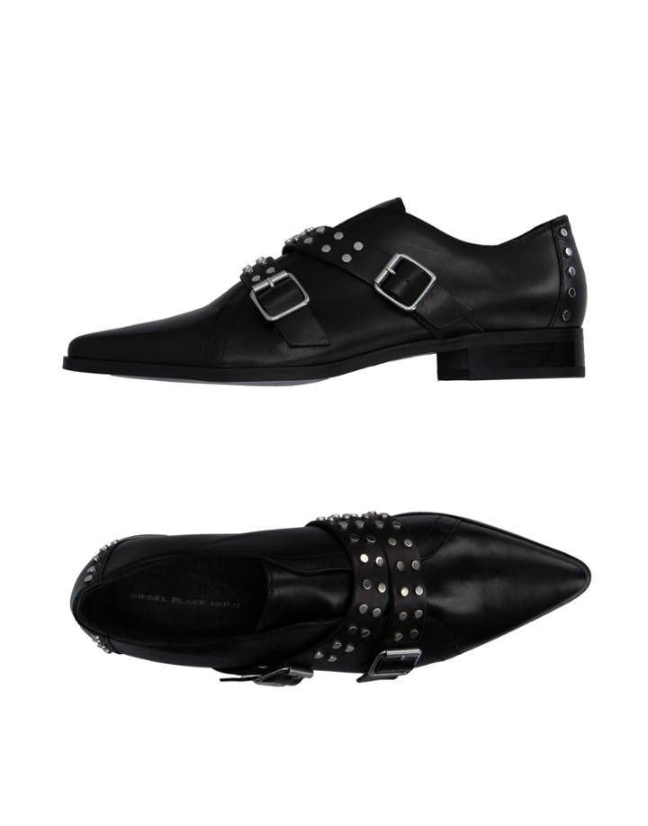 Diesel Black Gold Loafers