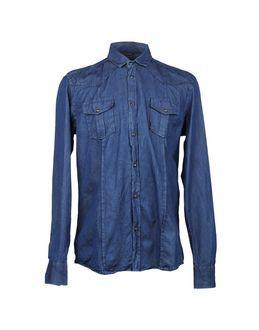 Grey Daniele Alessandrini Denim Shirts