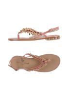 Valentina Sentell Toe Strap Sandals
