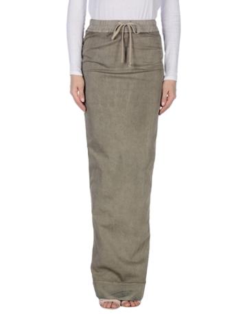 Drkshdw By Rick Owens Denim Skirts