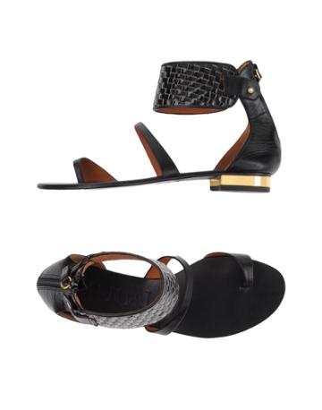 Mugnai Toe Strap Sandals