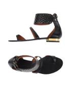 Mugnai Toe Strap Sandals
