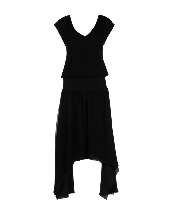 Violet Atos Lombardini 3/4 Length Dresses