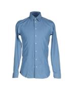 E.b. Sartoria Napoletana Denim Shirts