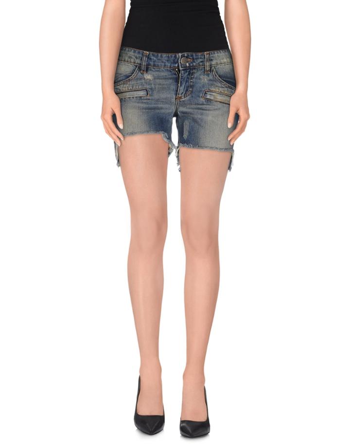 Cost  Noir Denim Shorts