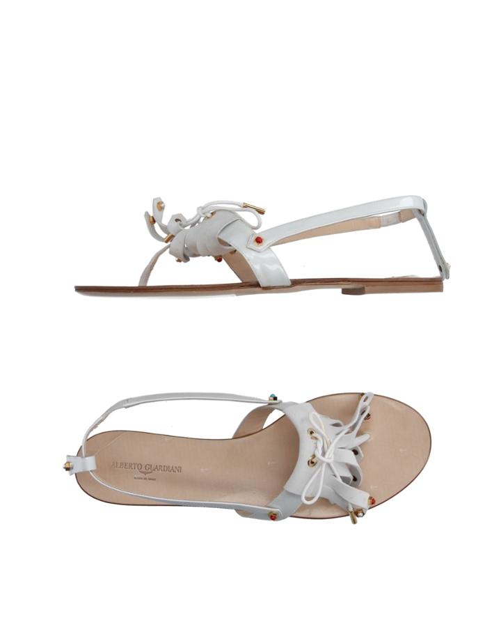 Alberto Guardiani Toe Strap Sandals