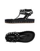 My Grey Toe Strap Sandals