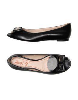 Miss Sixty Peep-toe Ballet Flats