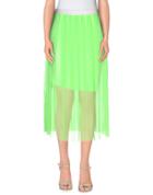 White* 3/4 Length Skirts