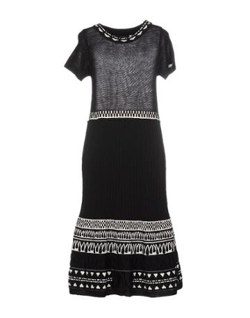 Dp: Jeans Knee-length Dresses