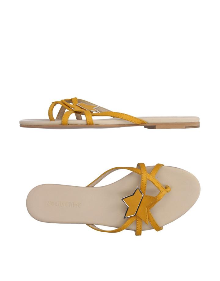 See By Chlo  Toe Strap Sandals