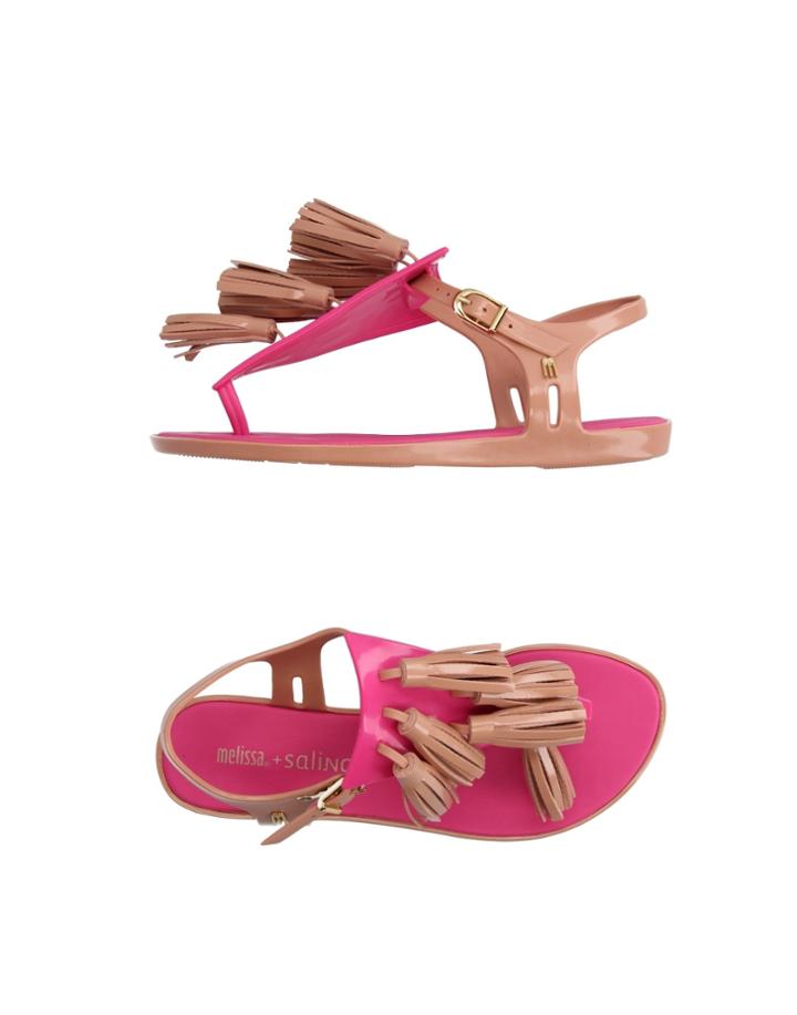 Melissa + Salinas Toe Strap Sandals