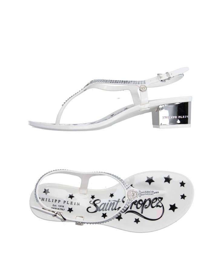 Philipp Plein Toe Strap Sandals