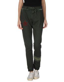 Leather Crown Casual Pants