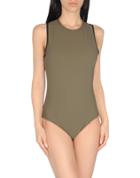 Anthony Vaccarello Noir One-piece Swimsuits