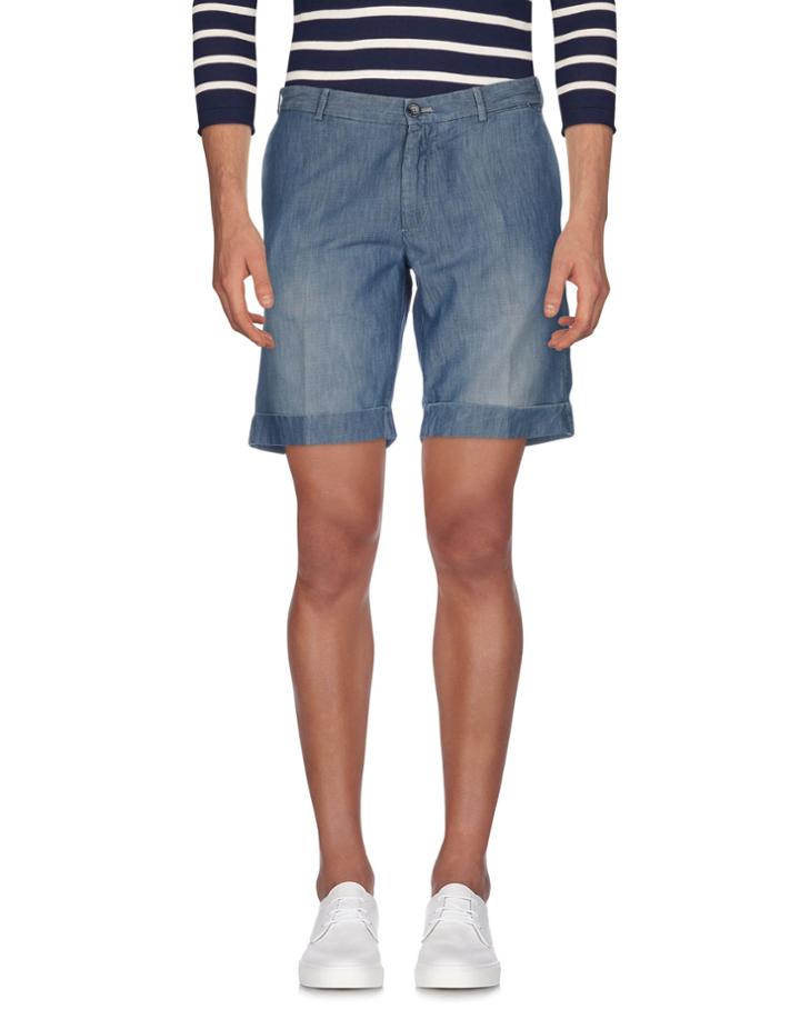 Luigi Borrelli Napoli Denim Bermudas