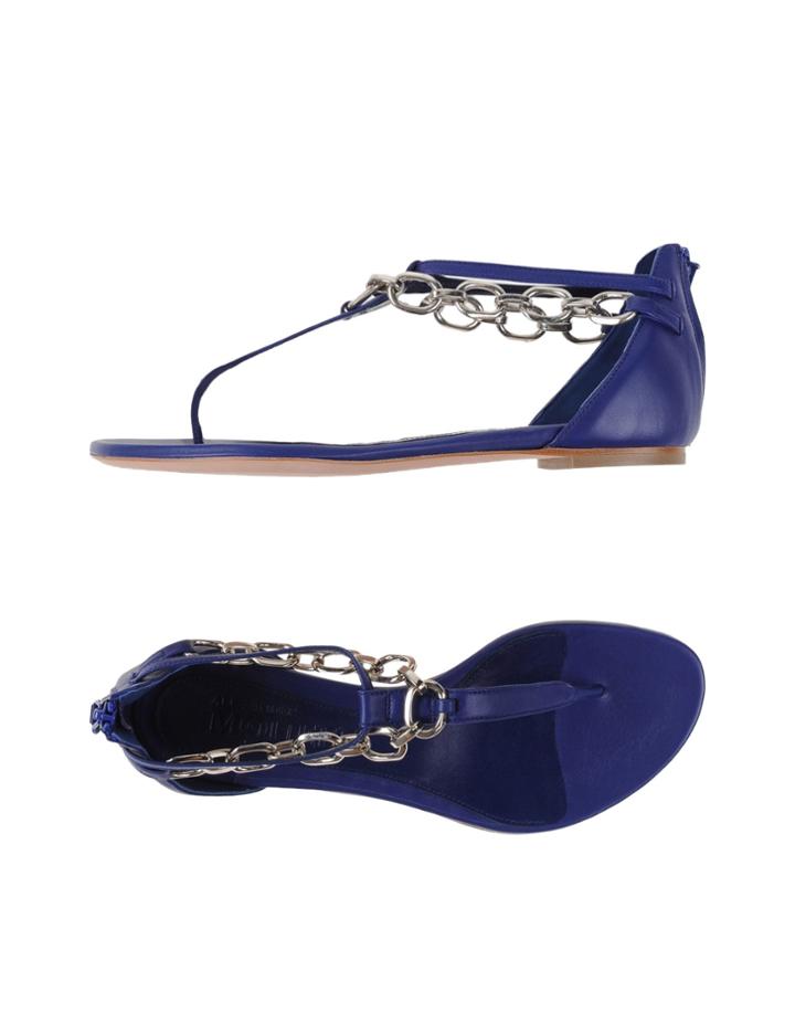 Alexander Mcqueen Toe Strap Sandals