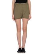 Leather Crown Shorts