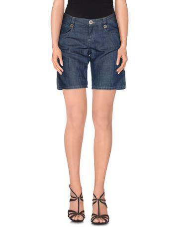 Paola Frani Denim Bermudas
