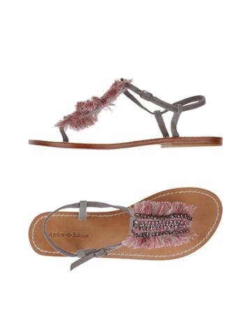 Ambre Babzoe Toe Strap Sandals
