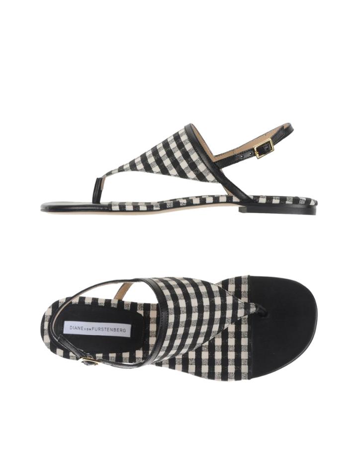 Diane Von Furstenberg Toe Strap Sandals