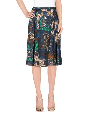 Alan Red 3/4 Length Skirts
