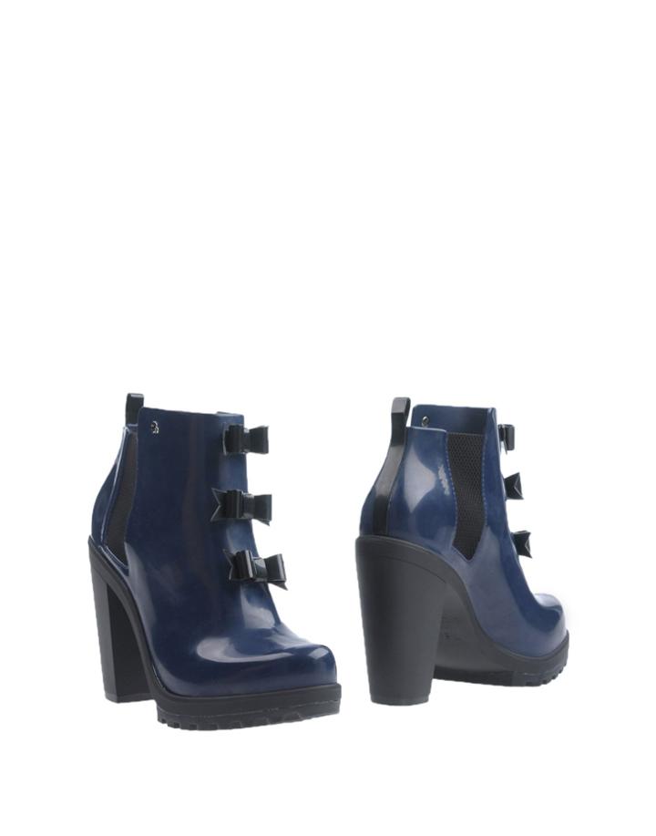 Melissa + Karl Lagerfeld Ankle Boots