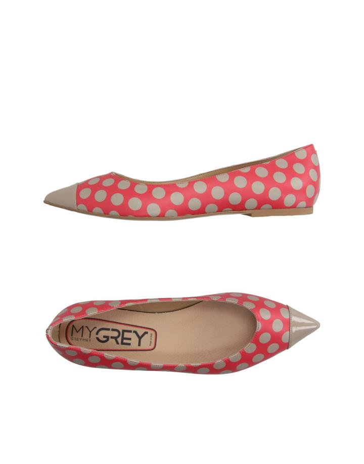My Grey Ballet Flats
