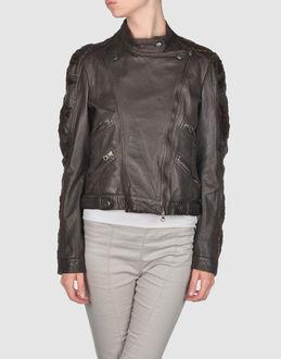 Stella Red Leather Outerwear