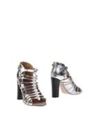 Diesel Black Gold Sandals